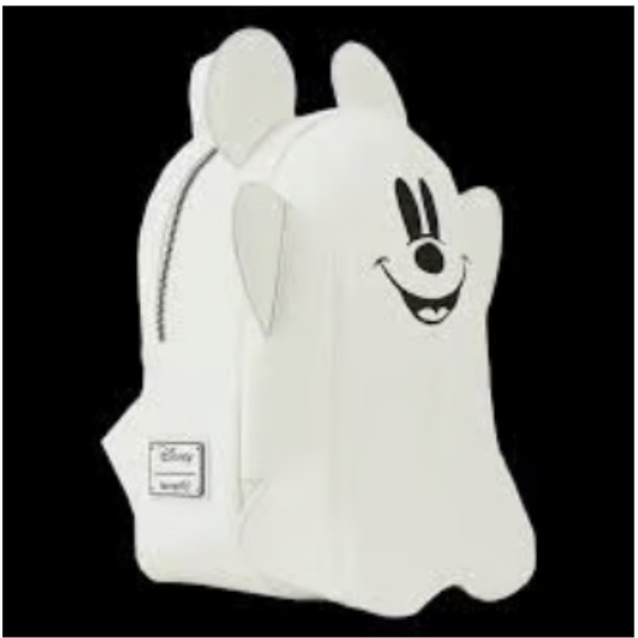 Loungefly Mickey Mouse Ghost Glow Mini Backpack Exclusive 8/21/23 - Picture 3 of 14